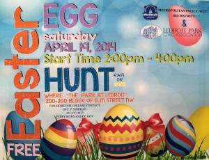 Easter Egg Hunt at LeDroit Park