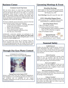 LPCA May Newsletter back