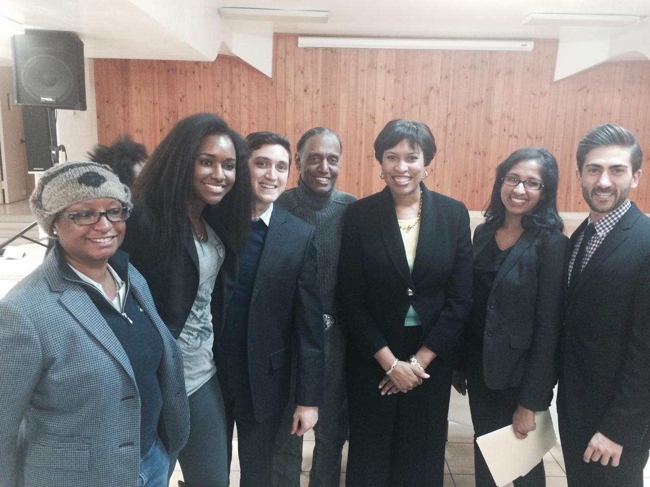 DC Mayor Muriel Bowser and the LeDroit Park Civic Association