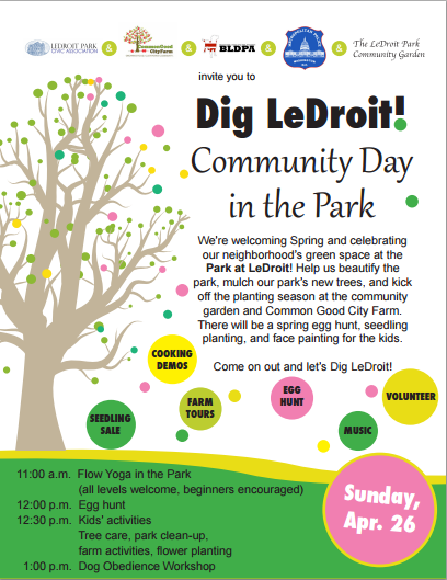 Dig LeDroit Community Day In The Park