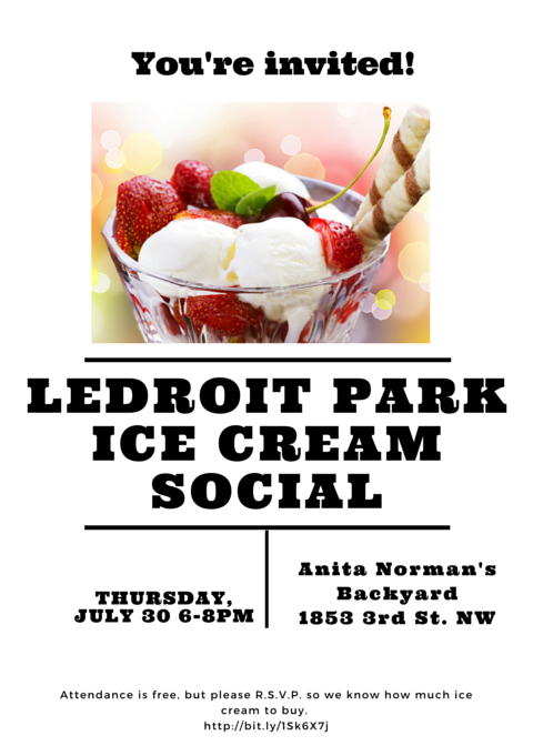 LeDroit Park Ice Cream Social