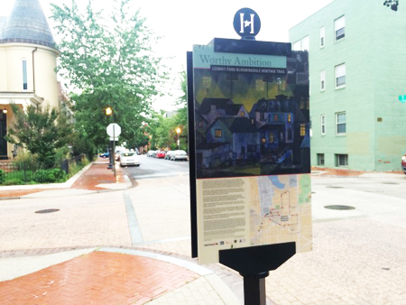 heritage trail sign