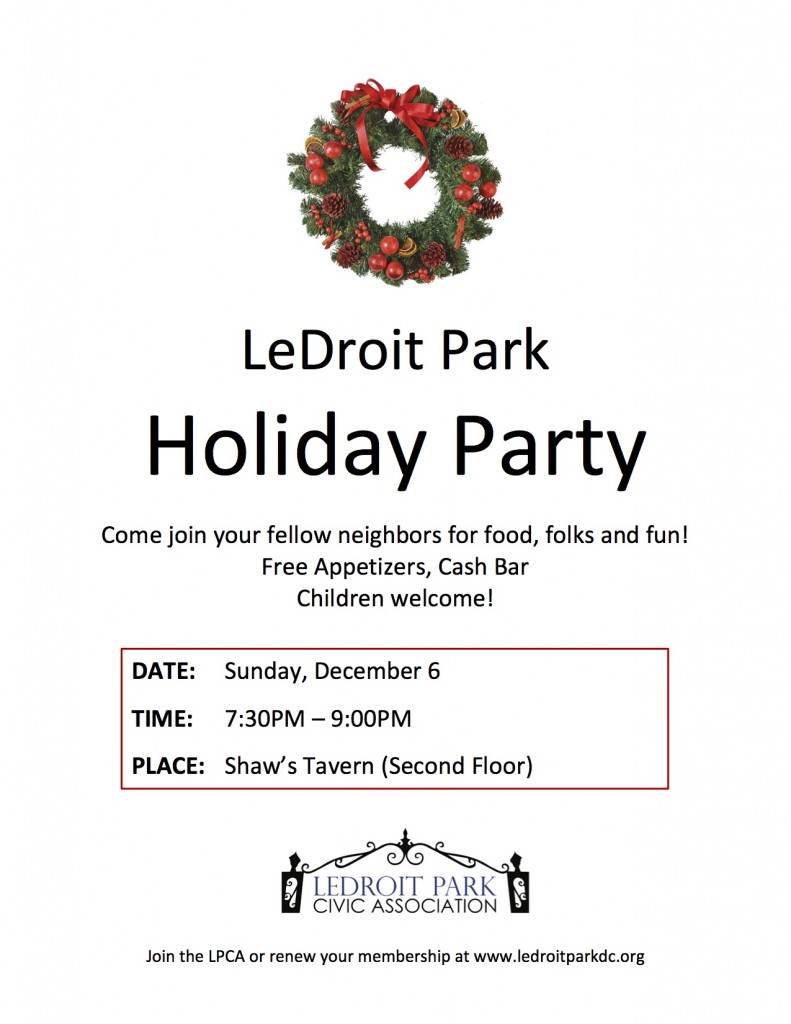 {You’re Invited!} The LPCA Holiday Party