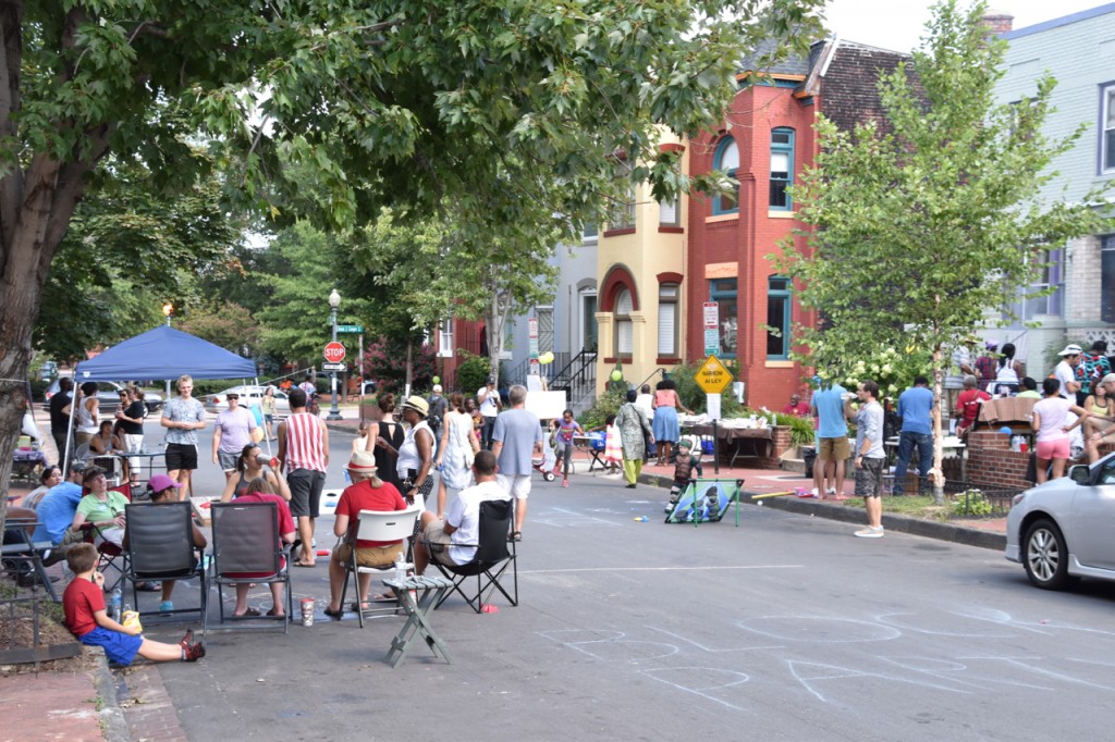 Neighbors gather at the second annual LeDroit Park Block Party